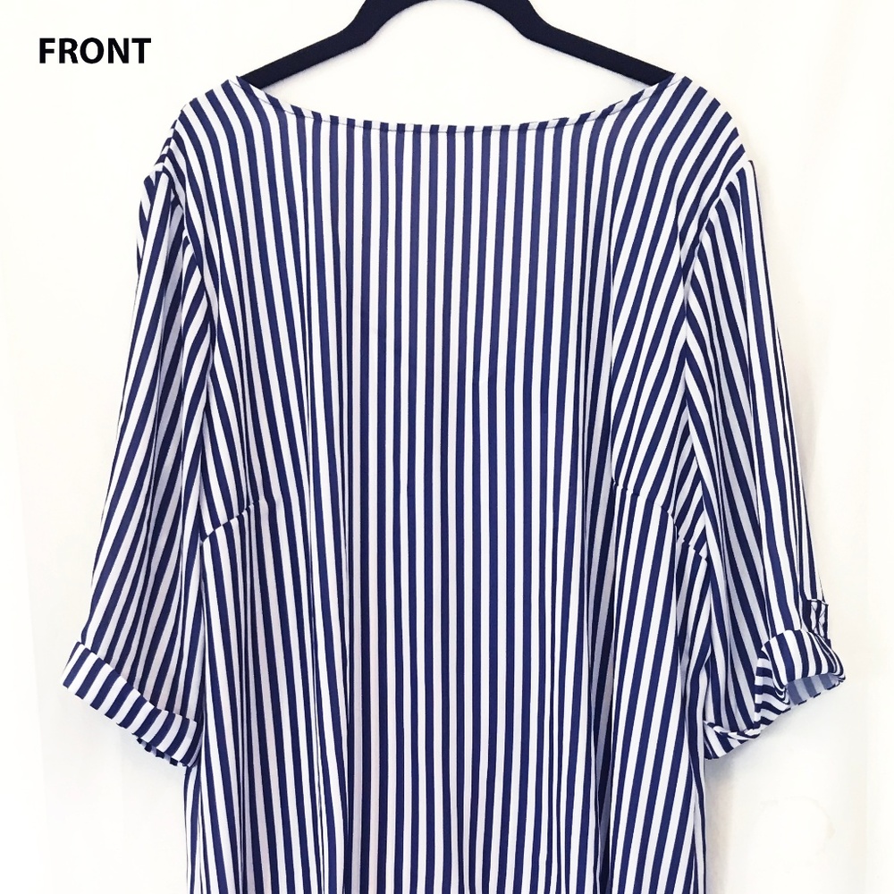 HI-LO TUNIC BLOUSE - SWEET PEA